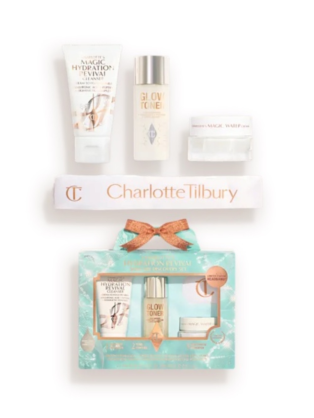 CHARLOTTE TILBURY HYDRATION REVIVAL SKINCARE DISCOVERY SET